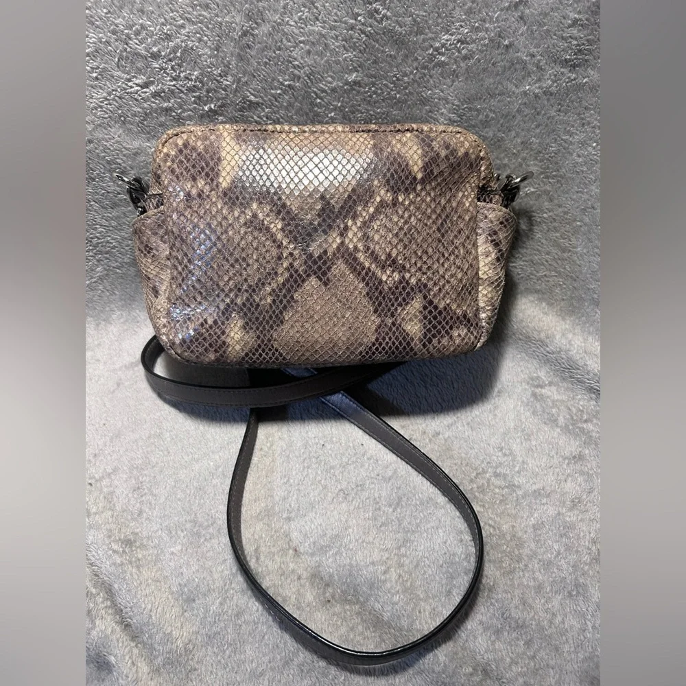 Coach Campbell Exotic Leather Python Crossbody Bag - Picture 9 of 14